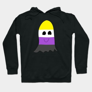 Nonbinary Pride Ghost Hoodie